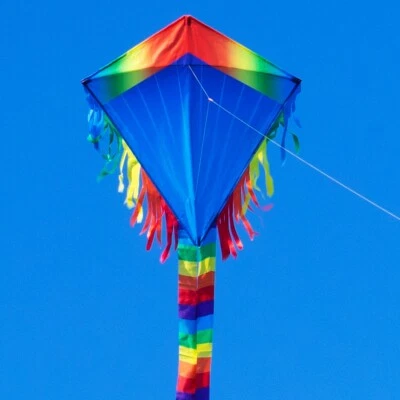 CIM Kinder-Drachen Maya Eddy Blue Flugdrachen drachenfliegen inkl. Drachenschnur - Bild 1 von 2