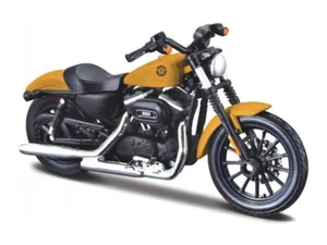 Harley-Davidson Sportster Iron 883 - 2014 - negro/amarillo oscuro - Maisto 1:18 - Imagen 1 de 6