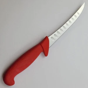 Curel 6" Granton Semi-Flex Boning Knife X50 Cr MoV15 Stainless, MADE IN PORTUGAL - Picture 1 of 2