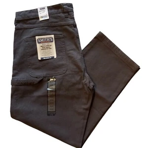 Salopette Smith's pantaloni da falegname grigio tela d'anatra 40 x 30 stile - 511675 nuova con etichetta - Foto 1 di 11