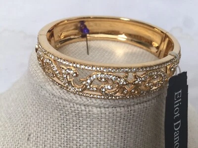 Brazalete ELIOT DANORI X Nadri, Brazalete Pavimentado Cristal Tono Dorado Foto 1 de 4
