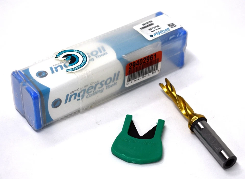 Ingersoll TD0900045B9R01 Gold Twist Drill Bit, DCN 9.0MM - LS 1.77 New - Image 1 of 4