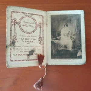 CALENDARIETTO PUBBLICITARIO 1912 " LA DUCHESSA DI PARMA" 10 PAGINE CON IMMAGINI - Picture 1 of 6