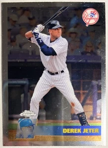 2011 Topps Chrome Vintage Chrome #VC13 Derek Jeter New York Yankees HOF - Picture 1 of 2