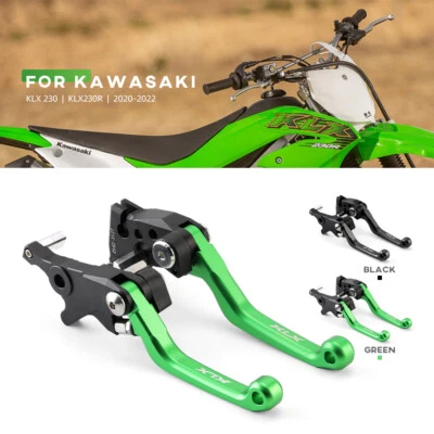 Manijas de embrague de freno pivotante KLX LOGO para KAWASAKI KLX230/KLX230R 2020-2022 Foto 1 de 4