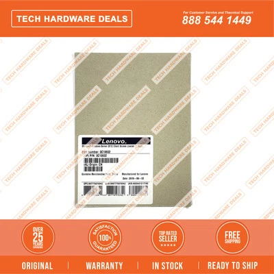 0C19602  RETAIL BOX Lenovo Microsoft Windows Server 2012 - CAL - Image 1 of 3