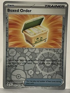 Boxed Order Reverse Holo 143/162 SV05: Temporal Forces NM Pokemon Fast Ship - Picture 1 of 2