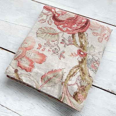 1 travesseiro Pottery Barn Grace floral Palampore KING falso mistura de linho jacobino bronzeado - Imagem 1 de 4