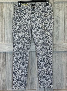 J.Crew Jeans Damen Floral Skinny Hose Gr. 27 Stretch Mid Rise Damen Zahnstocher - Bild 1 von 7