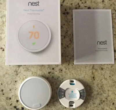 Google Nest Thermostat E - White (T4000ES) - Image 1 of 3