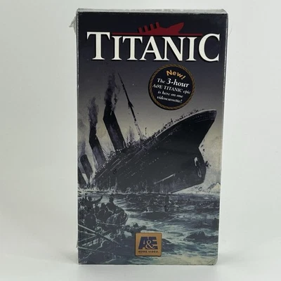 Titanic (VHS 1994) Documentary-A&E Home Video The Best On Titanic 190 Mins - Image 1 of 4