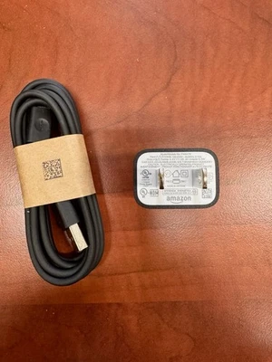 Adaptador de corriente alterna Amazon Fire TV Stick genuino OEM con cable cargador de enchufe USB NUEVO Foto 1 de 2