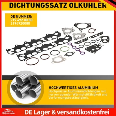 Dichtungsatz Dichtsatz+Ölkühler für Mercedes 320 350 CDI W203 W204 W211 W164 DE - Bild 1 von 4