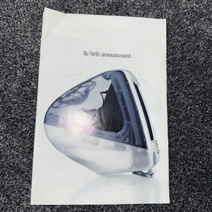 Apple iMac “Rebirth Announcement” Brochure 1999 - Afbeelding 1 van 4