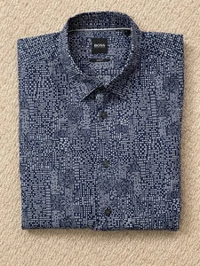 HUGO BOSS RONNI F Slim Fit Shirt Men's Size L (HB4570) - Picture 1 of 10