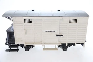Spur G LGB Lehmann 4031 Magnesit ged. Güterwagen weiß N86 - Picture 1 of 4