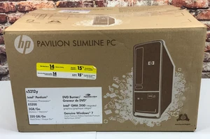 HP Pavilion s5212y Slimline Desktop Computer Tower PC w/ Windows 7 New Open Box - Picture 1 of 12