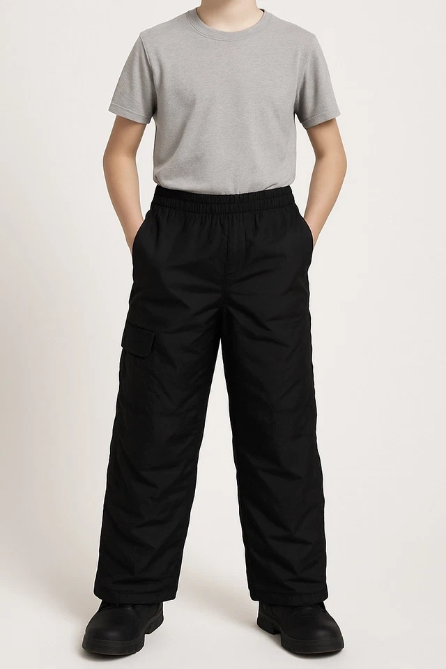 Calça Sierra Branca Masculina Tamanho M Preta Carga Esqui Snowboard Neve Forrada Esporte de Inverno - Imagem 1 de 4