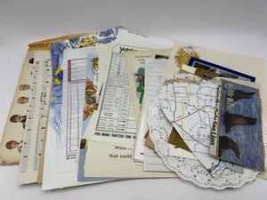 Vintage To Current Ephemera Lot 50+ Paper, Photos & Mixed Media Junk Journaling - Picture 1 of 4