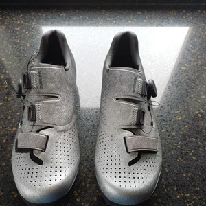 Shimano RX8 (RX801) Mens Cycling Shoes - Silver/Black - Size UK 9 - Picture 1 of 5