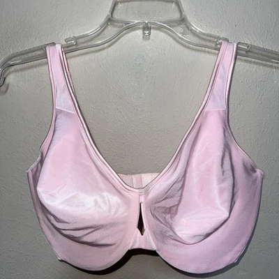 Lilyette Minimizer Bra 38DD Pink Unlined Cups Underwire Adjustable Straps 0904 - Image 1 of 4