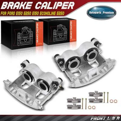 2 шт суппорта переднего тормоза для Ford E-150 E-250 E-350 Super Duty E-350 Club Wagon - Изображение 1 из 4