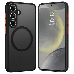 For Samsung Galaxy S24 Plus 6.7" Shockproof MagSafe Magnetic Matte Case Cover - Picture 1 of 4