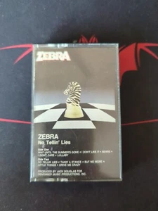 ZEBRA NO TELLIN' LIES Cassette Tape OG 1984 Hard Rock Rare - Picture 1 of 3