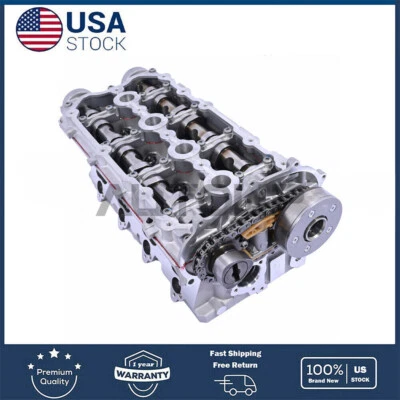 Engine Cylinder Head & Valves & Camshaft & Bolts For Audi A4 A6 VW Golf Passat - Изображение 1 из 4