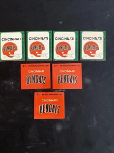 CINCINNATI BENGALS 1978 FLEER TEAM ACTION STICKER X7 - Picture 1 of 12