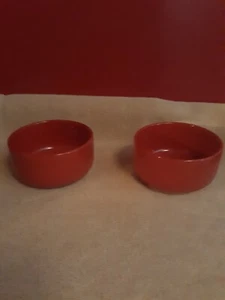 Waechtersbach Germany 2 red coupe cereal bowls - Picture 1 of 7
