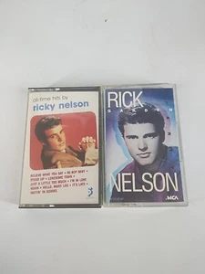 RICKY NELSON All Time Hits And Garden vintage Cassette Tape Capitol Set Of 2 - Picture 1 of 4