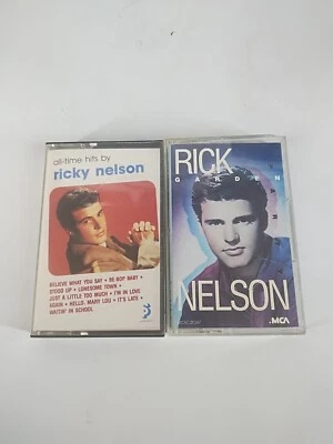 RICKY NELSON All Time Hits And Garden vintage Cassette Tape Capitol Set Of 2 - Image 1 of 4