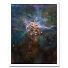Hubble Space Telescope Mystic Mountain 12X16 Inch Framed Art Print