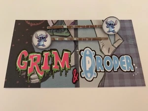 LILO and stitch silver hair bobby pins slides retro vintage Disney kitsch kawaii - Picture 1 of 1