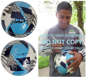 Raul Ruidiaz Seattle Sounders FC signed MLS Soccer ball proof COA autographed - Picture 1 of 4