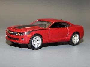 2011 '11 Chevrolet Camaro SS Maroon Black Hockey Stripe 1/64 Diorama Replic VHTF - Picture 1 of 5