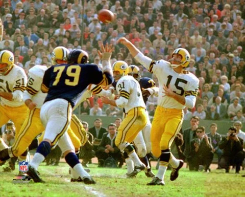 BART STARR Green Bay Packers CLASSIC ACTION 1962 Premium 20x24 POSTER Print Cover