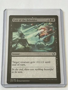 Eyes of the Beholder 101 MTG D&D Forgotten Realms 2021 Mint - 9.0 + Non Foil - Picture 1 of 13
