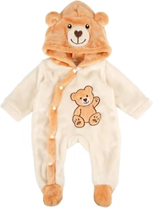 Reborn Baby Doll Clothes Set for 17-22 Inch Babydolls, Cute Bear Pattern Baby Do - Picture 1 of 9