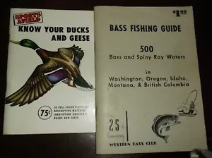 1954 Sports AField Know Your Ducks& Geese 32 Color Plates Identify pb+Bass Fish - Picture 1 of 2