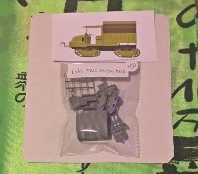 Kit maqueta para montar y pintar - Vehículo militar . Latil Tar oruga 1915 - 1/7 - Immagine 1 di 2