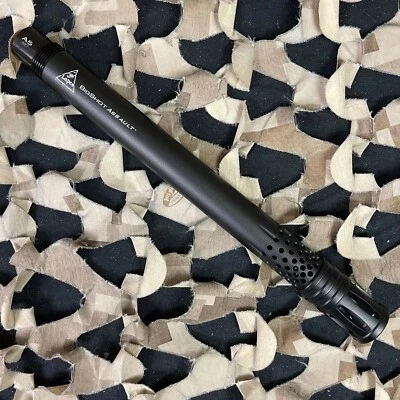 NEW Lapco Tippmann A5 Big Shot Assault Barrel - 10" - .687 - Dust Black - Image 1 of 3