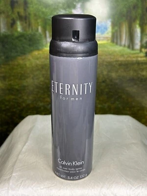 CALVIN KLEIN ETERNITY SPRAY CORPORAL MASCULINO 152G (NOVO) - Imagem 1 de 4