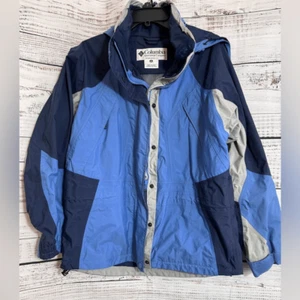 Columbia Jacket womens size Medium Omani Tech storm Dry waterproof Hoodie zip up - Picture 1 of 15