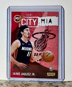 Jaime Jaquez Jr. 2023-24 Panini NBA #11 MyCity Basketball Card Miami Heat 1/543 - Picture 1 of 2