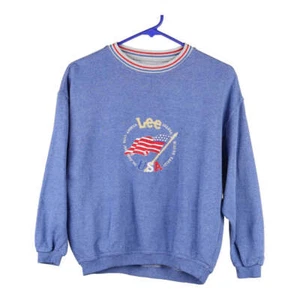 Age 12 Lee Sweatshirt - XL Blue Cotton - Picture 1 of 8