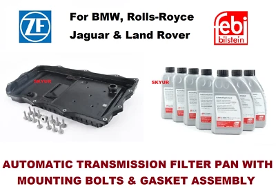 Kit de filtro de cárter de aceite BMW Auto Trans y líquido de 7 litros F07 F10 F06 F12 F01 X4 X5 X6 Foto 1 de 4