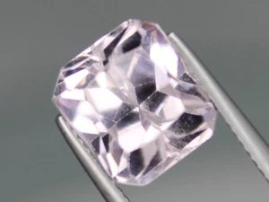 7.72ct Natural Kunzite 10x11mm Loose VVS Gemstone Octagon light pink Afghanistan - Picture 1 of 11