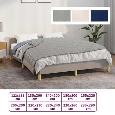 Gewichtsdecke Stoff Therapiedecke Schwerkraftdecke Therapie Decke 6/7/9/13/15kg - Bild 1 von 4